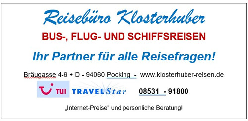 Logo von Reisebüro Klosterhuber